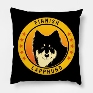 Finnish Lapphund Dog Portrait Pillow