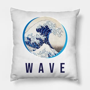 Wave Japanese Style Pillow