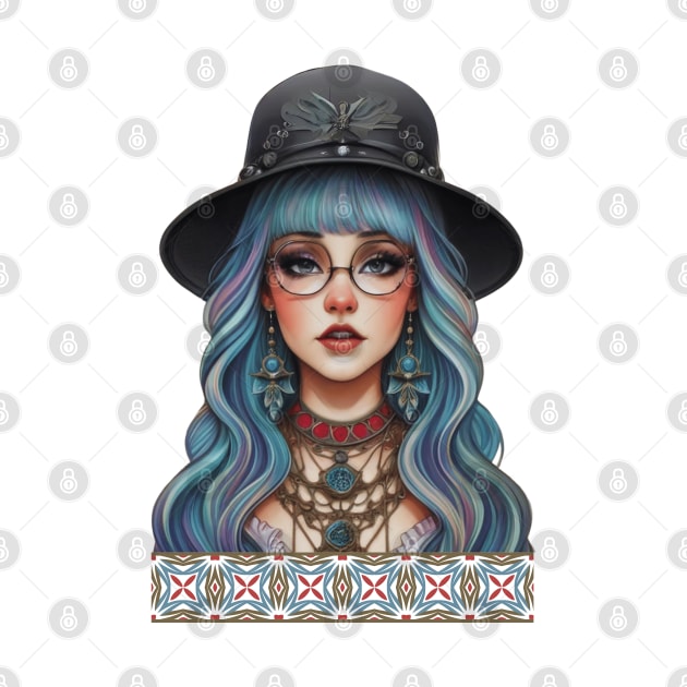 Bohemian Charm Girl by ALM Artbox