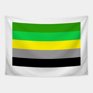 Aromantic Pride Flag (Yellow-Stripe Variant) Tapestry