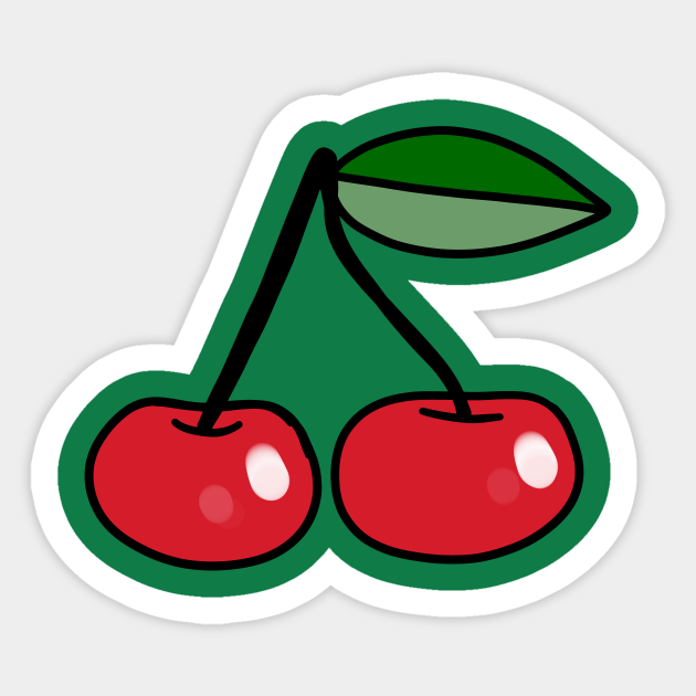 Cute Cherries - Cherries - Sticker | TeePublic