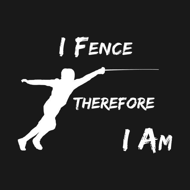 I Fence Therefore I Am by EliseDesigns