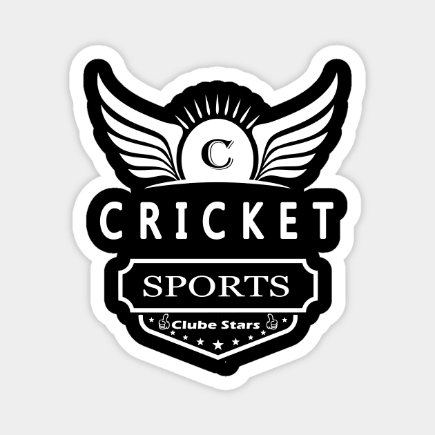 Sports Cricket Magnet by Polahcrea