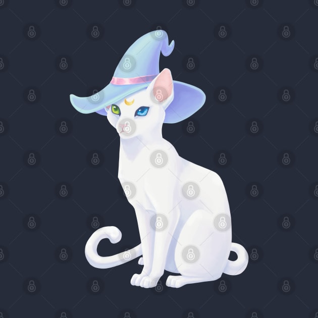 White Cat Witch by ElectricFangs