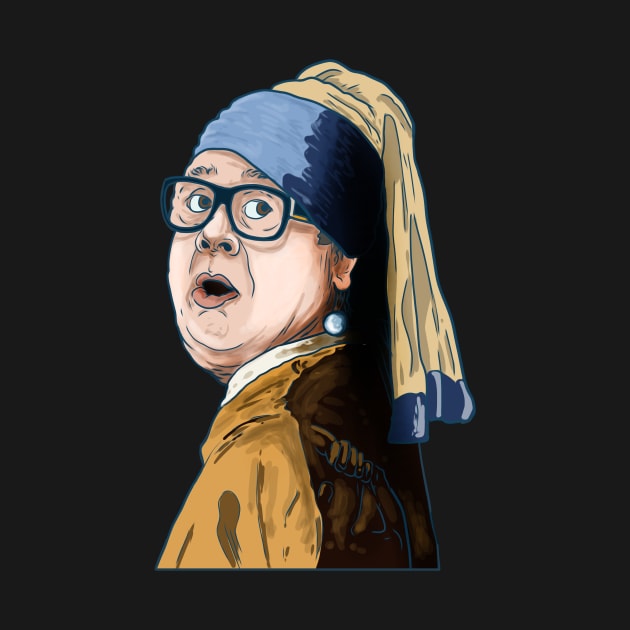 DeVito With A Pearl Earring by Harley Warren