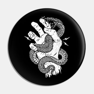 HAND AND SNAKE Pin