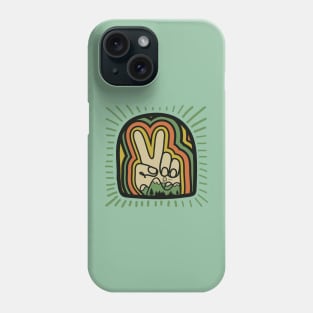 Peace and Camp in The oudoors Phone Case