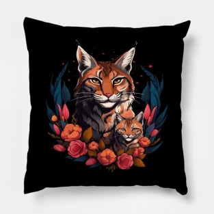 American Bobcat Mothers Day Pillow