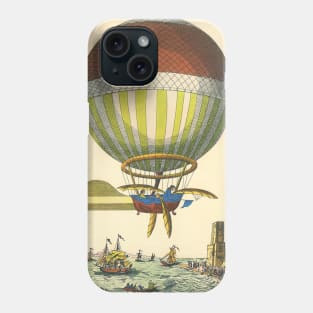 Vintage Science Fiction Steampunk Hot Air Balloon Phone Case