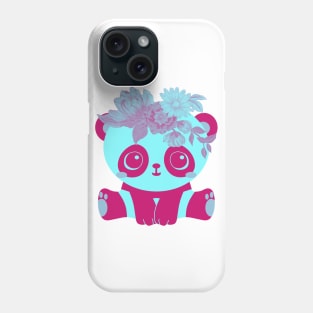 Duotone panda Phone Case