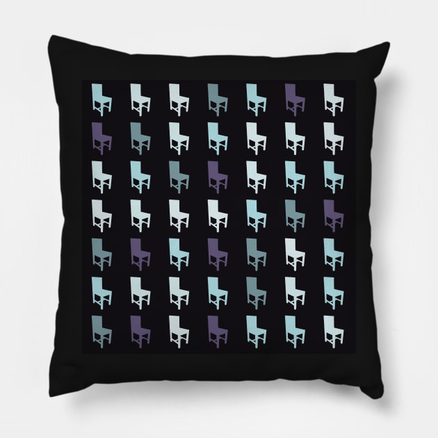 Chair parade Pillow by Nigh-designs