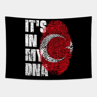 IT'S IN MY DNA Turkey Flag Boy Girl Gift Tapestry