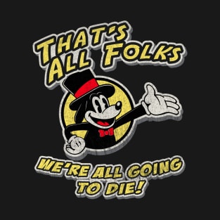 That's All Folks Vintage Cartoon T-Shirt