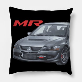 jdm graphite grey mitsubishi evo 8 MR Pillow