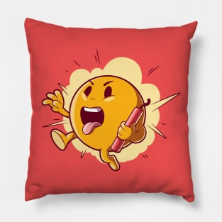 Exploding Emoji! Pillow