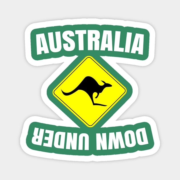 Australia Kangaroo Australian Souvenir Magnet by Partees