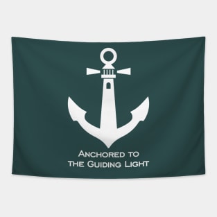 Anchored Lighthouse Beacon Tapestry