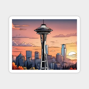 Washington space needle Magnet