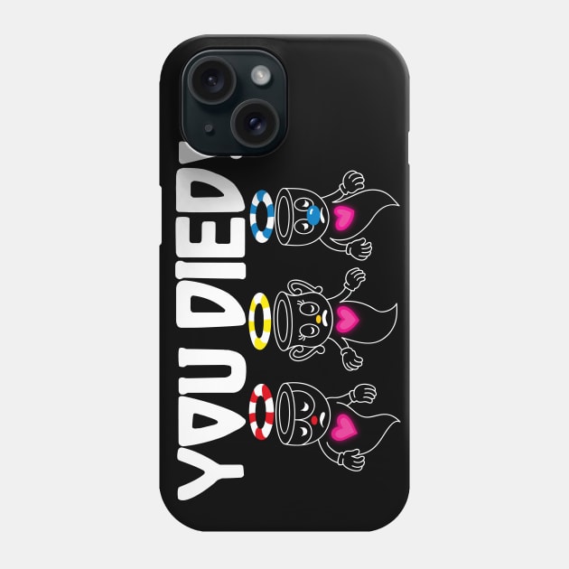 Cuphead, You died! Phone Case by JuanGuilleBisbal