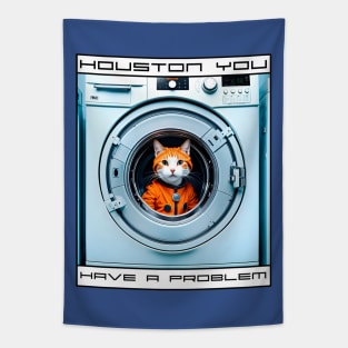 Washing Machine Catspaceship VIII Tapestry