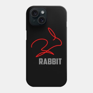 RED LINE RABBIT Phone Case