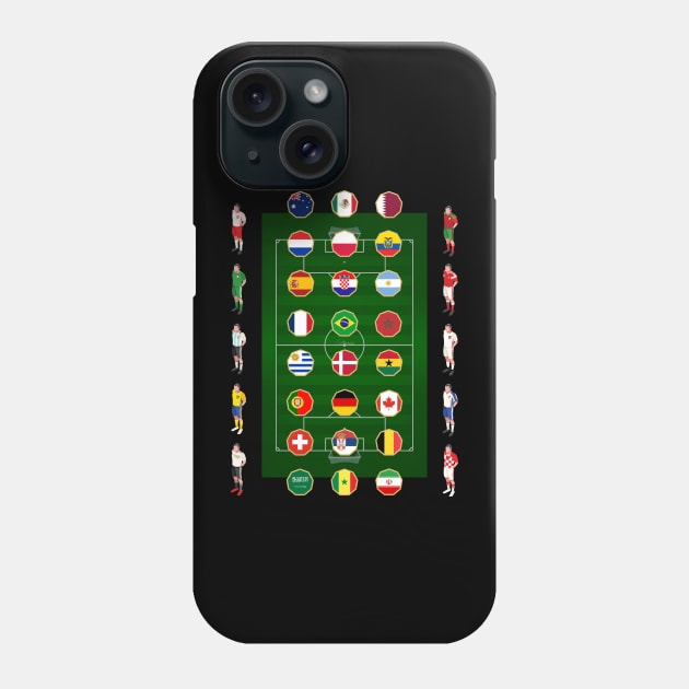 Football soccer lover Phone Case by Funtomass