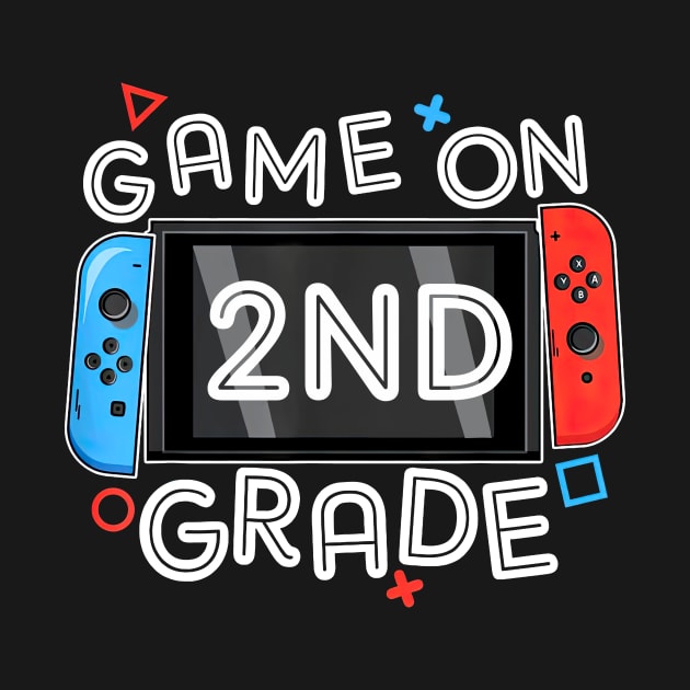 Gamer Back To School Funny Game On 2nd Grade by nakaahikithuy