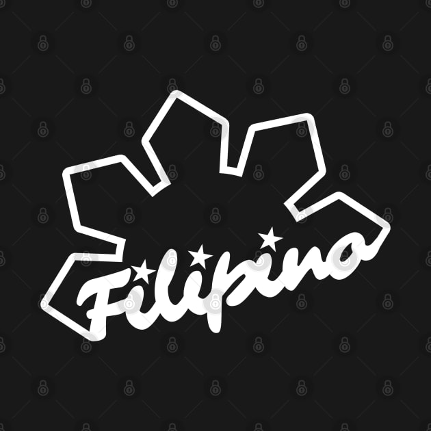 Filipino with Philippine Sun and 3 Stars by Filipino