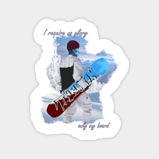 SW MERCH Snowboarder!Thrawn Burgundy V1 Magnet