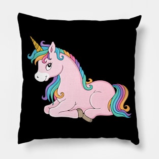 Colorful Unicorn Sitting Pillow