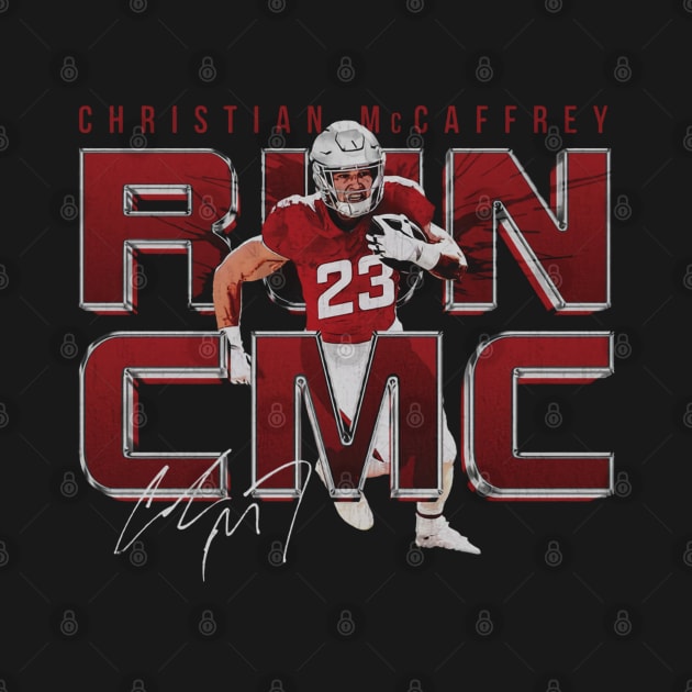 Christian McCaffrey San Francisco Run CMC Metal by ClarityMacaws