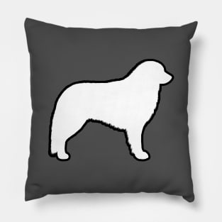 Kuvasz Dog Breed Silhouette Pillow