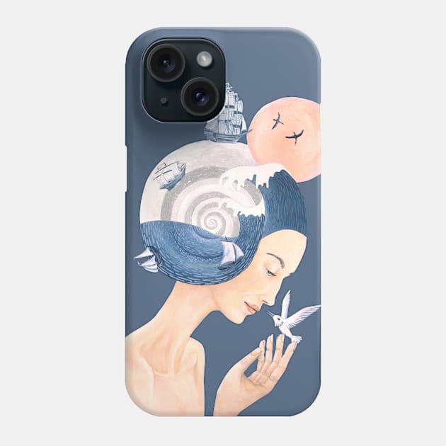 Sound of sea Phone Case by ruta13art