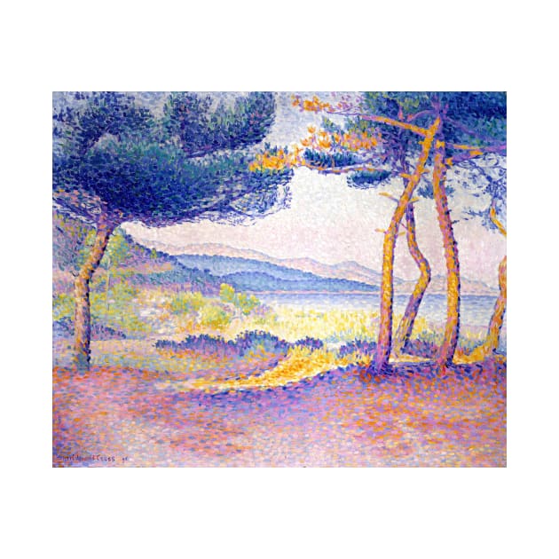 Henri-Edmond Cross Pines Along the Shore by pdpress