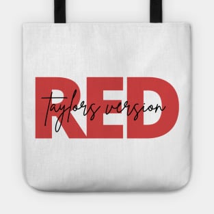 Red taylors version Tote