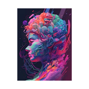 colorful aesthetic face T-Shirt