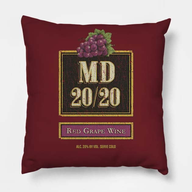 Mad Dog Grape Wine 1968 Pillow by JCD666