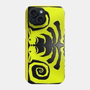 Stylized Yellow Squirrels Phone Case