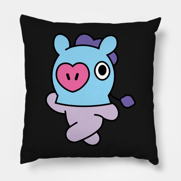 BT21 MANG ( J-hope ) Pillow by luluartAneesha