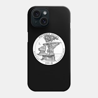 pictured rocks Phone Case