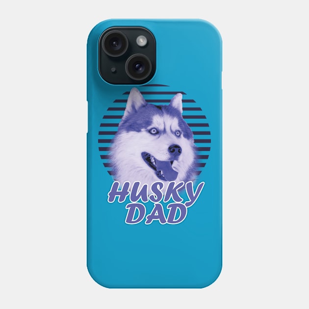 Husky dad Phone Case by artdise