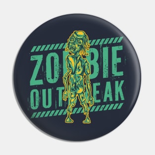 Zombie outbreak Pin