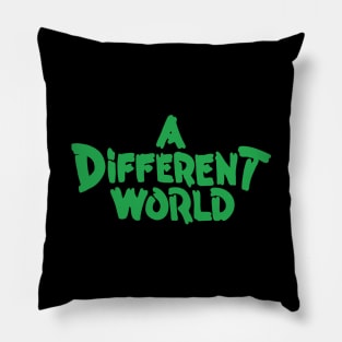 logo text  a different world mode transparan Pillow