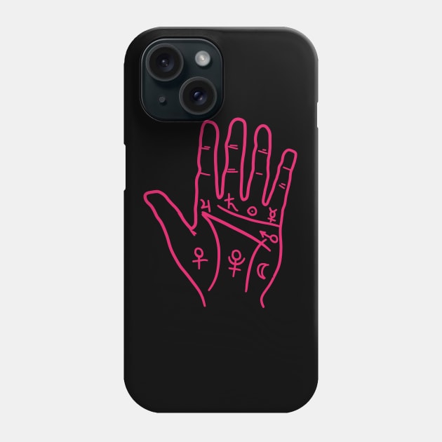 Palmistry, the future in the palm of your hand Phone Case by cypryanus