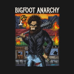 Bigfoot anarchy punk T-Shirt