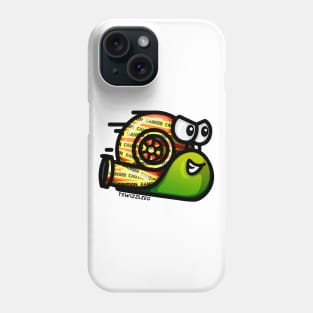 Turbo Snail - Caution (Green) Phone Case