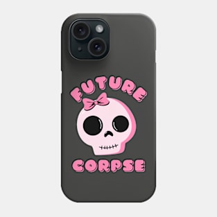 Future Corpse With Cute Pink Bow Phone Case