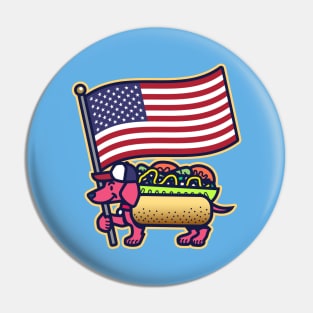 All-American Dog Pin