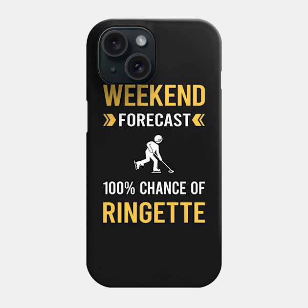 Weekend Forecast Ringette Phone Case by Good Day