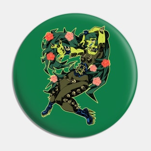 Cactus girl Pin